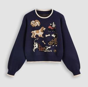 Pull en maille style universitaire élégant à col rond pour l'hiver - Pull haut de gamme en fil doux pour femme, mode bureau 2026, respirant - Product Image 6