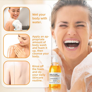 TK Gel de Ducha Hidratante Profundo Antiácaros y Antiacné, Limpieza Profunda de Poros, Piel Suave, Nueva Fórmula Líquida - Product Image 4