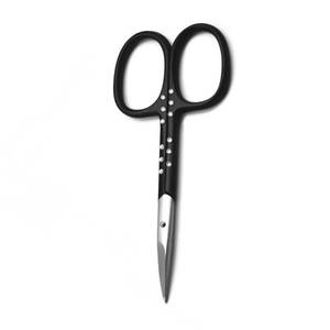 Manicure <b>Scissors</b> Stainless Steel Blade Plastic Handle Sharp Tip Round Hole Beauty Tools <b>for</b> <b>Nail</b> Care Adults Simple Style - Product Image 4