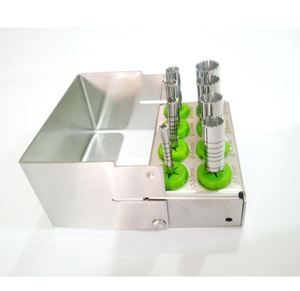 Kit de Fresas Dentales Ergonómicas de Acero Inoxidable de la Mejor Calidad, 8 Piezas, Certificación CE, Mediva Essence Power Grip - Product Image 5