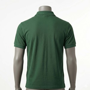 เสื้อโปโลผู้ชายสีเขียวป่า ทรงตรง คุณภาพสูง ระบายอากาศได้ดี ป้องกันรอยยับ รับสกรีนโลโก้ ขายส่ง - Product Image 4