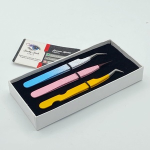 ชุดแหนบต่อขนตา Lucky Lash Tools รุ่นใหม่ สไตล์มืออาชีพ ทำจากสแตนเลส ขนาด 10 มม. ปลายสีเงิน ทนทาน - Product Image 3