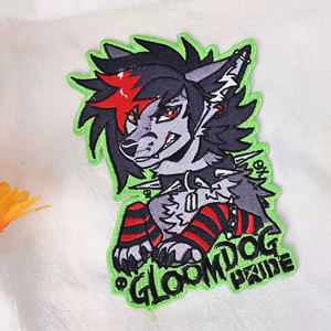 Wholesale Eco-Friendly Chenille <b>Patches</b> <b>Sew</b>-<b>On</b> Style Woven Fabric Colorful Custom Logo High Quality Embroidery Sequins <b>Patches</b> - Product Image 3