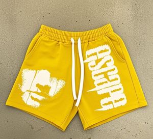 Shorts Bermuda Homme 2026 en Tissu Tricoté 100% Polyester Effet Toile, Taille Élastique, Coupe Mi-Haute, Couleur Unie, Écologique, Style Urbain - Product Image 5