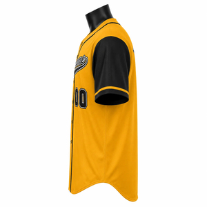 Maillot de baseball OEM de haute qualité 100 % polyester, couleur et logo personnalisés, grande taille, respirant, séchage rapide, vêtements de sport - Product Image 3