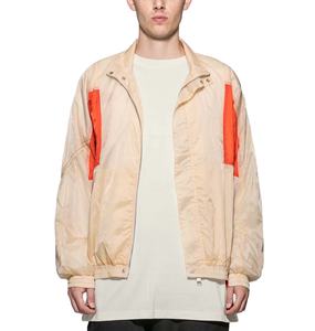 2025 chaqueta cortavientos ligera personalizada para hombre de talla grande bloque de Color personalizado cuello levantado bordado ropa al aire libre a prueba de viento - Product Image 1