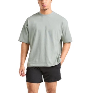 เสื้อยืดสตรีทแวร์คอกลมสีขาวเนื้อผ้าคอตตอนคุณภาพดี ระบายอากาศได้ดี ทรงโอเวอร์ไซส์ ไหล่ตก พิมพ์ลายโลโก้ได้ตามต้องการ เนื้อผ้าหนา - Product Image 1