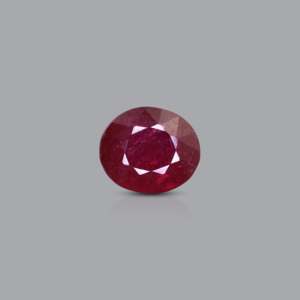 Loose 4.85 Carat Pear Ruby Gemstone for Fine Jewelry - Product Image 1