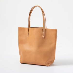 Sac fourre-tout en cuir pleine fleur fait main avec rivets en cuivre rustiques, sangle en cuir de sellerie, durable, grande capacité, sac à bandoulière uni - Product Image 4