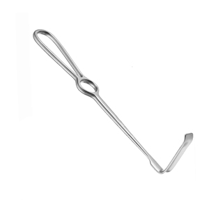 Retractor de tejido blando curvo descendente con hoja cóncava no traumática de 9 pulgadas, instrumento quirúrgico, herramienta médica para cirugía - Product Image 3