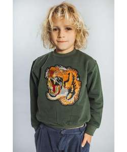 Sudadera con capucha para niños, sudaderas de estilo informal para niños, patrón estampado de dibujos animados coloridos, sudaderas informales de nuevo estilo, color gris - Product Image 1
