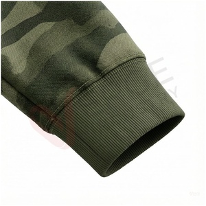 Ensemble sweat à capuche et pantalon camouflage pour homme, manches longues, cordon de serrage, coupe décontractée, respirant, 100 % polyester, idéal pour l'automne - Product Image 6