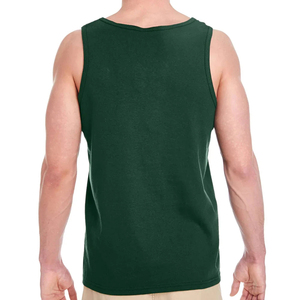 Débardeur gris sans manches pour homme, col rond, couleur unie, style décontracté en tricot - Product Image 5