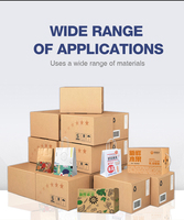 Nouvelle imprimante numérique à jet d'encre entièrement automatique à passage unique, imprimante de cartons A3/A4 pour boîtes à pizza, carton, bois
