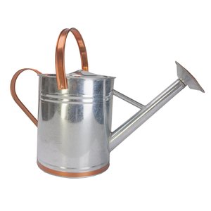 Best Design Galvanized steel watering can with removable rose With Natural Finishing iron watering can Garden Water can - Product Image 1