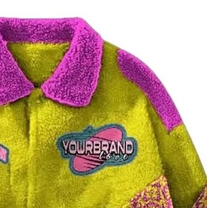 Veste en cuir de qualité supérieure pour hommes, style universitaire, avec patch brodé en chenille, service d'échantillons OEM ODM disponible - Product Image 4