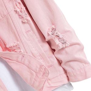 Veste en jean pour hommes/femmes avec col rabattu Streetwear élégant Service OEM d'hiver disponible Price-LWK-DJ-1021 - Product Image 6