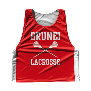 Wholesale Custom Reversible Sublimation <b>Printing</b> <b>Mesh</b> Polyester Lacrosse Jersey Pinnies - Product Image 1