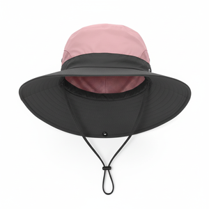 หมวกบอนนี่สำหรับผู้ใหญ่ ใส่ได้ทั้งชายและหญิง สำหรับกิจกรรมกลางแจ้ง พับได้ ระบายอากาศดี ปีกกว้าง ป้องกันรังสียูวี ปักลาย 3 มิติ  ปักลายปักแบบกำหนดเอง สำหรับปั่นจักรยาน 100% - Product Image 6