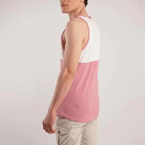 Camisetas sin mangas de punto para hombre, de talla grande, con logo personalizado, para gimnasio y fitness, de color liso, para verano, precio mayorista - Product Image 3