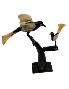 Figura Decorativa de Pareja de Aves con Patrón Estético para Hogar, Oficina y Regalo por Perfect Enterprises - Product Image 3