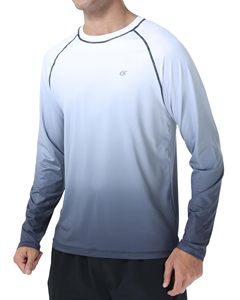 Custom Logo Long Sleeve Swim <b>Shirt</b> with UPF 50+ <b>UV</b> Sun Protection for Men's Compression <b>Shirt</b> Quick Dry Surf Swim Tops - Product Image 6