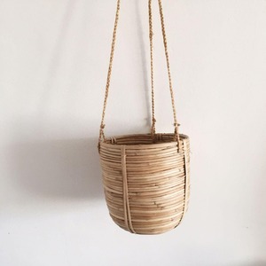 Meilleure vente de pots de plantes suspendus en rotin, panier de fleurs en osier, fournitures de jardin, jardinières d'intérieur et d'extérieur - Product Image 5