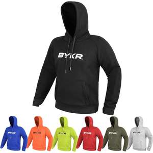 Unisex Full Sleeve Hoodie Cotton Breathable All Seasons Adult Hooded Sweatshirt Front Logo Print - Product Image 2