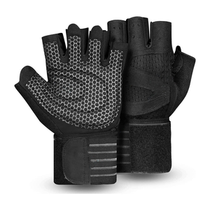 Elite Gym Weightlifting Gloves Men Women Anti Slip Grip Workout Training Fitness Gloves OEM Supplier - Product Image 4