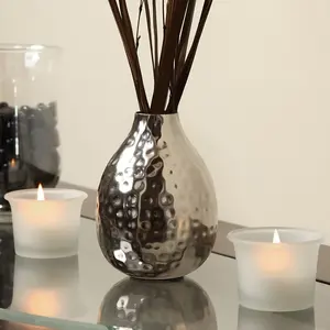 Florero de pie de alta gama, moderno, grande, de metal, para exhibición de flores, de alta calidad, alto, para decoración de interiores. - Product Image 1