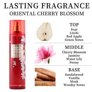 Brume corporelle parfumée florale 8 fl.oz pour femmes, rafraîchissante pour un usage quotidien, célébrations, parfum longue durée, cadeau - Product Image 2