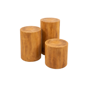 ARTERRA Modern Teak Wood Step <b>Stool</b> & Ottoman-Durable Indoor Furniture for Living Room Sofa Lounge - Product Image 4