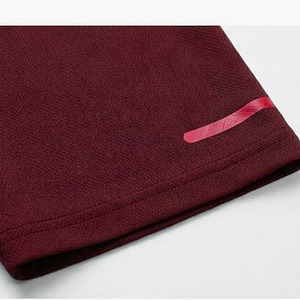 Classic Luxury Product <b>Men's</b> <b>Burgundy</b> Short Sleeve Ultra Soft Touch Fabric Polyester comfort Workout Breathable Casual Gym - Product Image 6