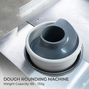 Machine à diviser et à arrondir la pâte à pain, équipement automatique pour la fabrication de boulettes de pâte à pizza - Product Image 2