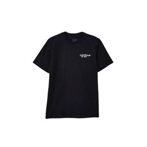 เสื้อยืดสีดำทรงพอดีตัวสำหรับผู้ชายเสื้อยืดผ้าฝ้ายสไตล์อเมริกันแขนสั้นแบบครึ่งแขนเสื้อ - Product Image 1