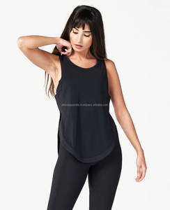 เสื้อครอปแขนกุดผ้าริบสีขาวดำสำหรับผู้หญิง สกรีนโลโก้ตามสั่ง ขายส่ง เหมาะสำหรับใส่ออกกำลังกายกลางแจ้ง ฟิตเนส และกิจกรรมกลางแจ้งอื่นๆ - Product Image 5