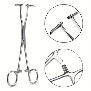 Pince de maintien pour éponges de qualité médicale Foerster, pince pour piercing corporel, instrument chirurgical pour pansements en gaze, approuvé ISO - Product Image 1