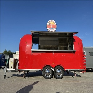 Remorque alimentaire mobile moderne pour la vente de nourriture de rue, dotée d'un intérieur spacieux, d'un équipement de cuisine efficace et d'un extérieur durable - Product Image 1