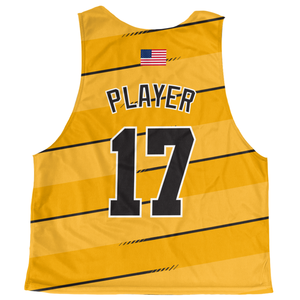 Chalecos de Lacrosse Personalizados con Logotipo, MOQ Bajo, Reversibles, de Secado Rápido, Tela Inteligente 100% Poliéster, para Entrenamiento y Partidos - Product Image 3