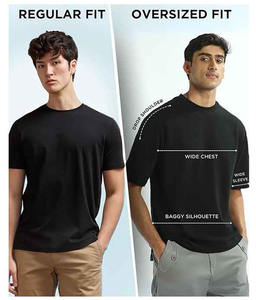 เสื้อยืดผู้ชายทรงโอเวอร์ไซส์ ผ้าฝ้าย คอวี แขนสั้น ระบายอากาศได้ดี สวมใส่สบาย สไตล์ลำลอง สตรีทแวร์ เหมาะสำหรับใส่ทุกวัน และกำลังลดราคา - Product Image 5