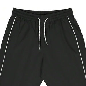 2026 Men's Lightweight Baggy Long <b>Sweatpants</b> with Contrast Piping Drawstring Waist Oversized Casual Going Out Pants <b>Wholesale</b> - Product Image 4
