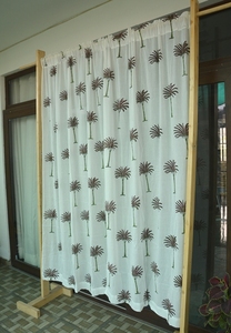Cortina india con estampado a mano, tela de algodón, panel para ventana, estampado tradicional de Jaipur, cortinas para decoración del hogar, sala de estar - Product Image 5