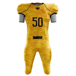 Panel de Malla Elástica Personalizado para Uniforme de Fútbol Americano, Diseño OEM, Nombre Impreso, Transpirable, Antibacterial, Cómodo, de Secado Rápido - Product Image 1