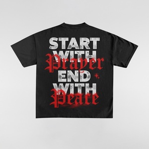 Camisetas Deportivas de Moda con Diseño Único y Estampado Personalizado, 100% Algodón, Cuello Redondo, Corte Holgado para Hombre, Precio al por Mayor - Product Image 1
