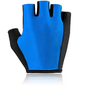 Wholesale Half <b>Finger</b> Polyester Gym Weightlifting Gloves with Adjustable for Closure for Sports Unisex Fitness Training - Product Image 5