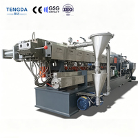 Machine d'extrusion à double vis pour la fabrication de granulés plastiques 100% biodégradables en PLA/PBAT à base d'amidon de maïs et de manioc