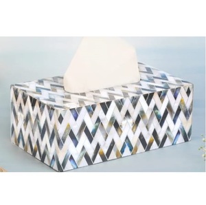 Porte-mouchoirs au design exclusif, finition personnalisée, boîte de rangement, accessoires de décoration de table, support pour serviettes en papier - Product Image 6