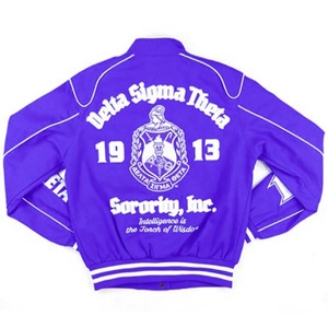<b>Men</b> Wool Varsity <b>Jacket</b> With Leather Sleeves High Quality Wool Varsity <b>Jacket</b> Custom Logo Winter College Style <b>Jacket</b> - Product Image 2