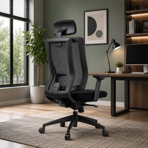 Accoudoir 3D réglable KINSHA pour chaise de bureau – Tissu, design ergonomique, style exécutif moderne, pivotant, idéal pour bureau à domicile et chambre - Product Image 1