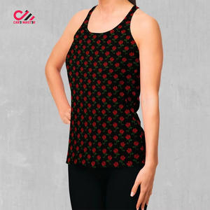 New Arrival Women's Casual Gym Singlets Comfortable Customized Colors Flexible Tank Embroidery Breathable Quick Dry <b>Stretch</b> - Product Image 4